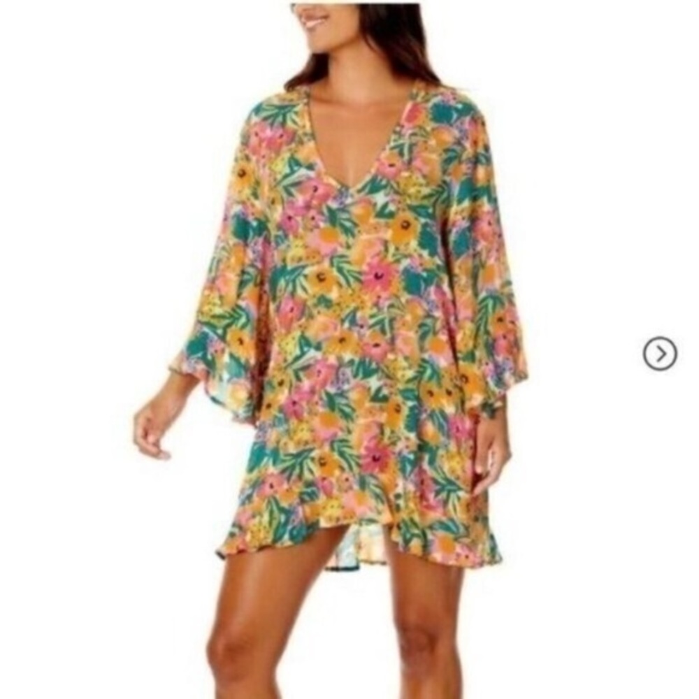 Anne Cole Women's Flounce Tunic Swimsuit Coverup